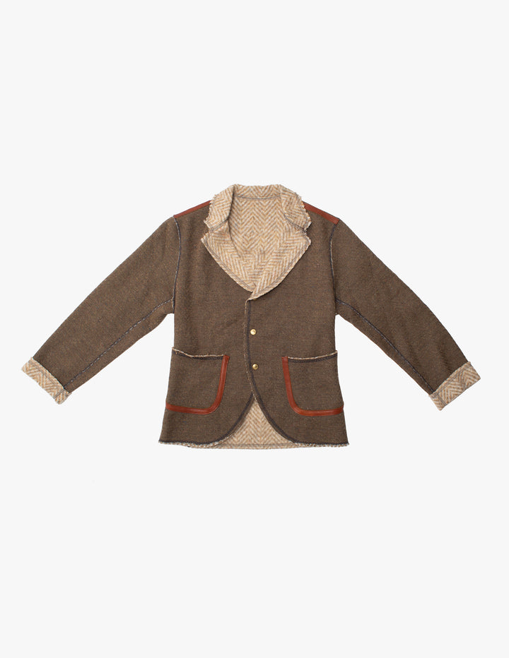 Japanese Repro Jacket, L, Kapital, Brown Contrast