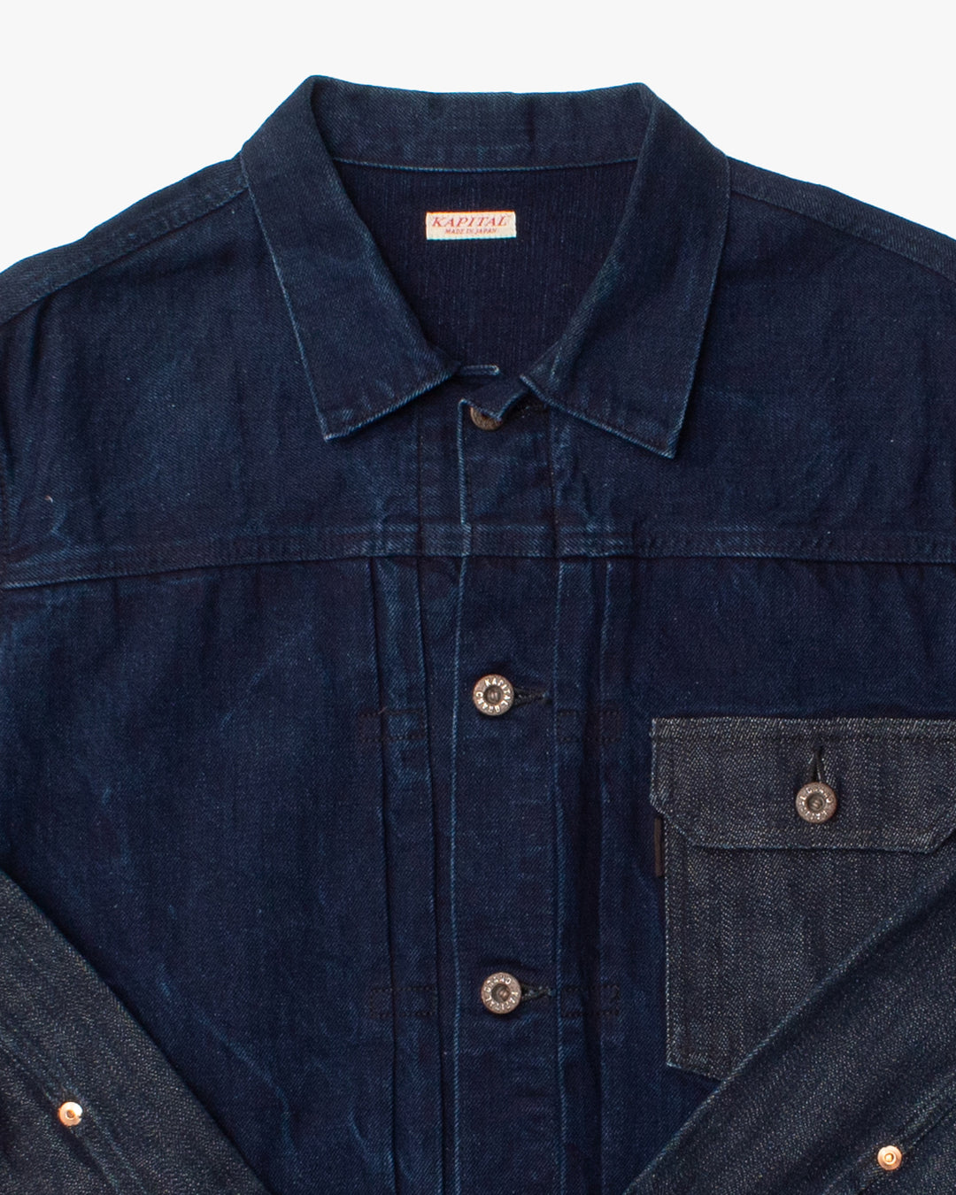 Japanese Repro Type I Trucker Jacket, L, Kapital, Denim