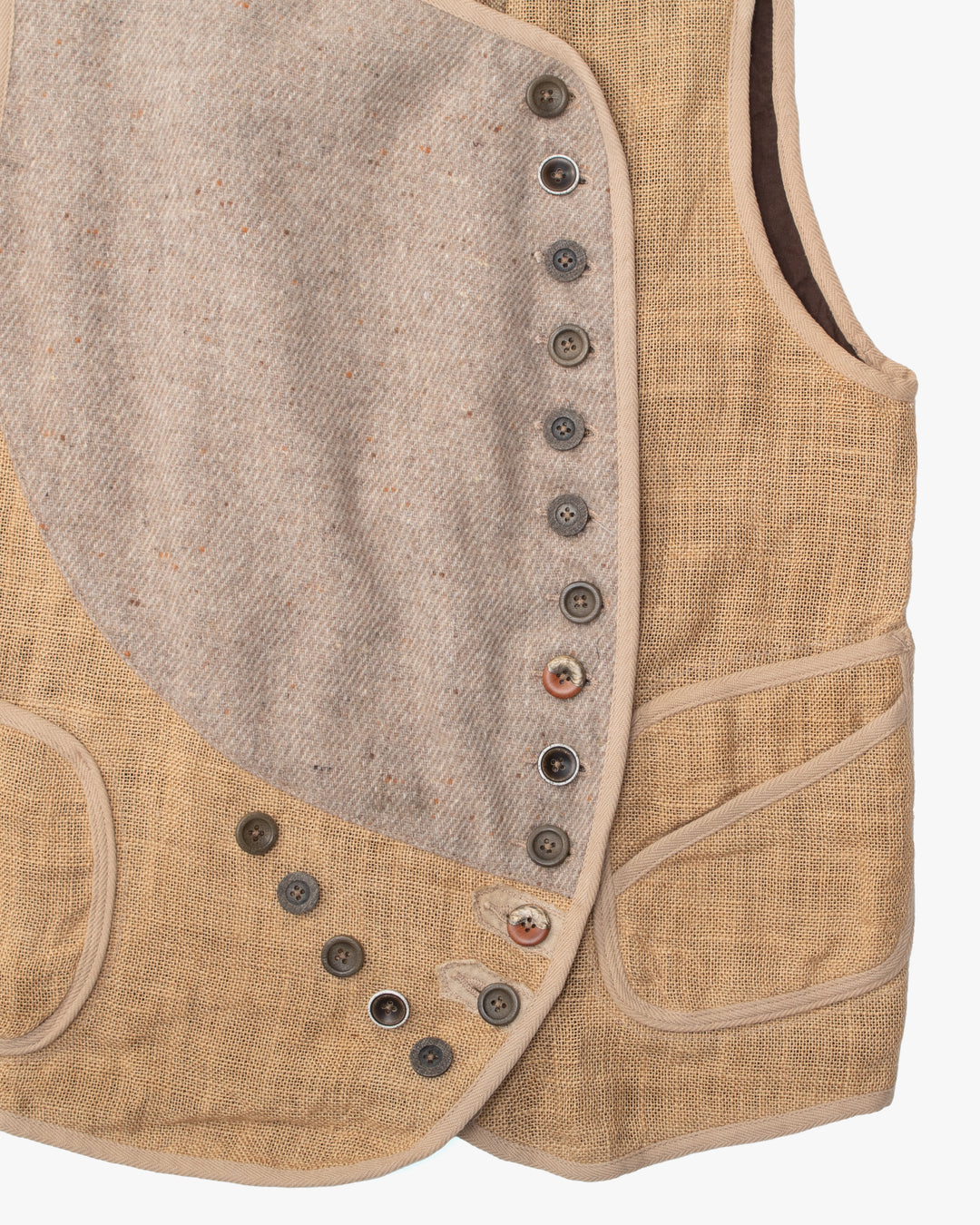 Japanese Repro Vest, L, Kapital, Beige