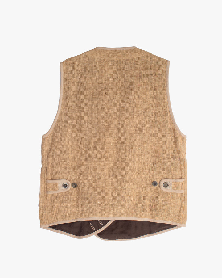 Japanese Repro Vest, L, Kapital, Beige