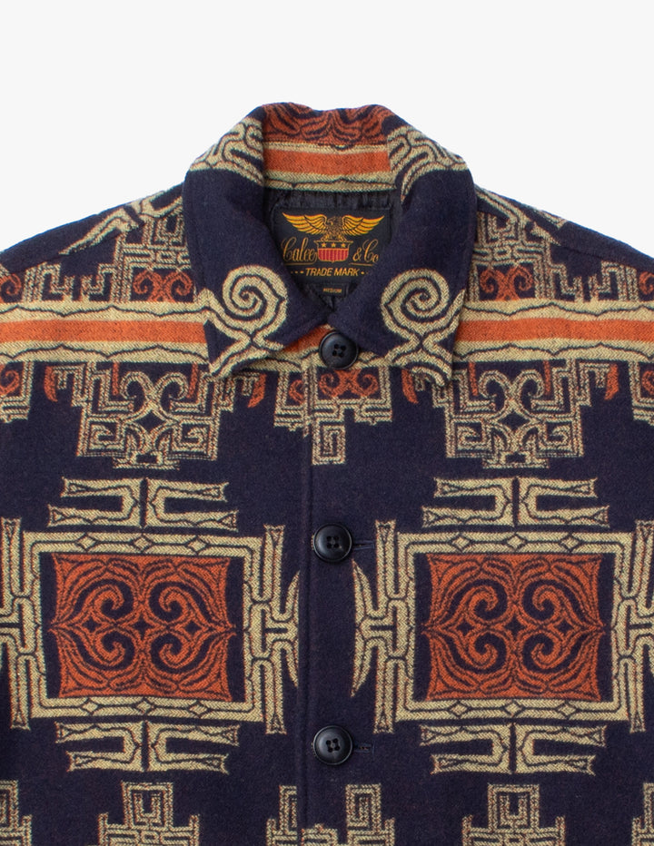 Japanese Repro Jacket, M, Calee Native, Blue