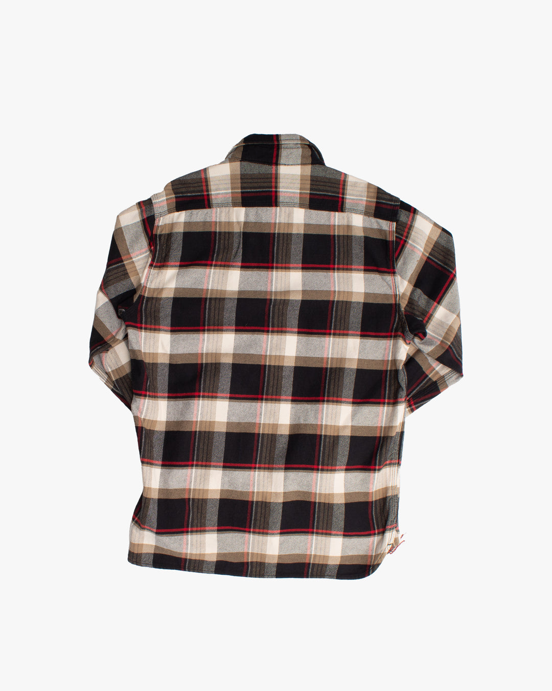 Japanese Repro Button Up Shirt, XXL, Houston &amp; Inc., Black Check Flannel