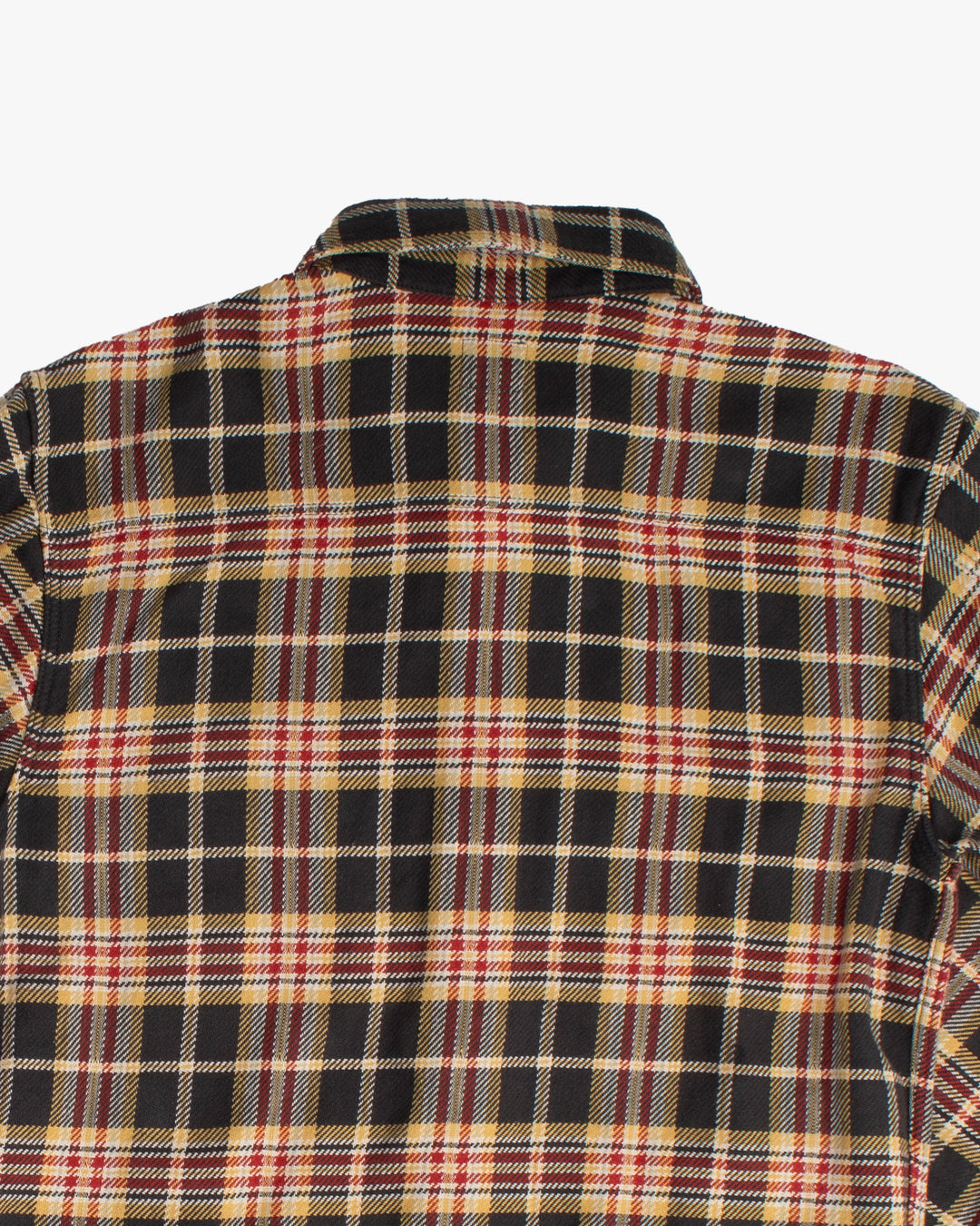Japanese Repro Button Up Shirt, S, Flathead, Yellow/Red