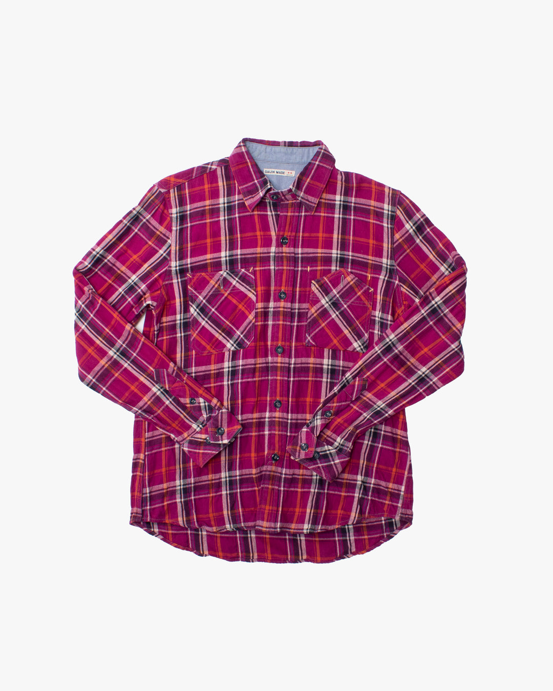 Japanese Repro Shirt, M, Gaijin Made, Magenta Plaid