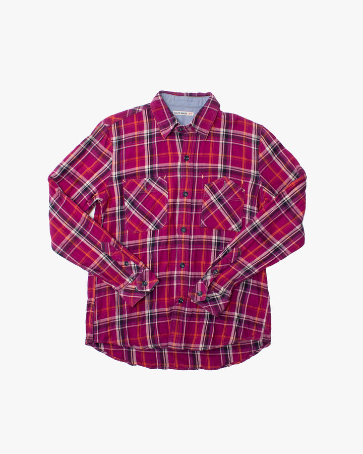 Japanese Repro Shirt, M, Gaijin Made, Magenta Plaid
