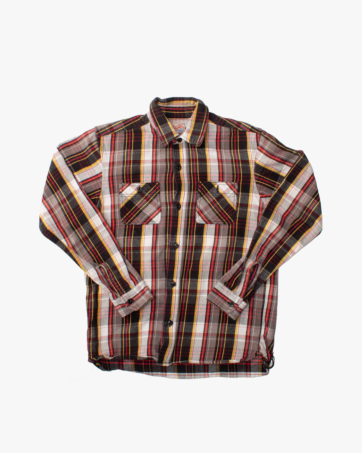 Japanese Repro Shirt, Est. L , Houston & Inc., Red and Black Plaid