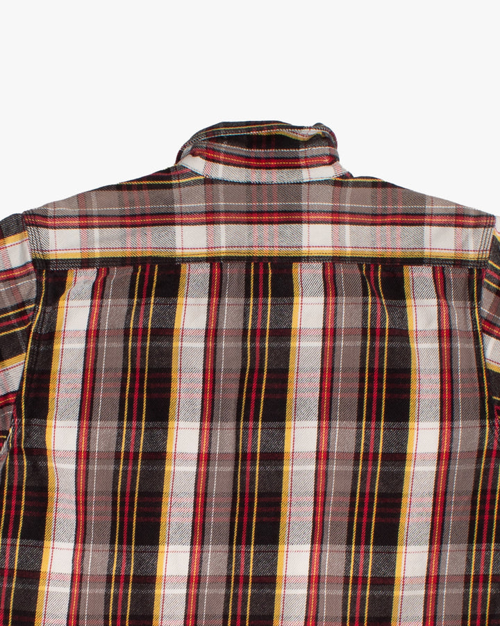 Japanese Repro Shirt, Est. L , Houston &amp; Inc., Red and Black Plaid