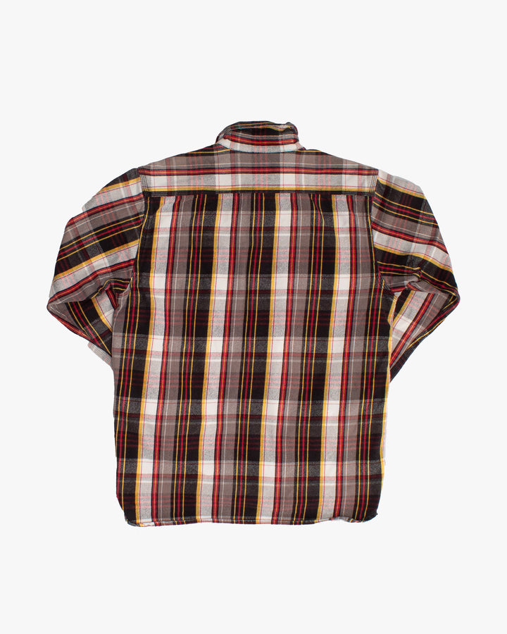 Japanese Repro Shirt, Est. L , Houston &amp; Inc., Red and Black Plaid