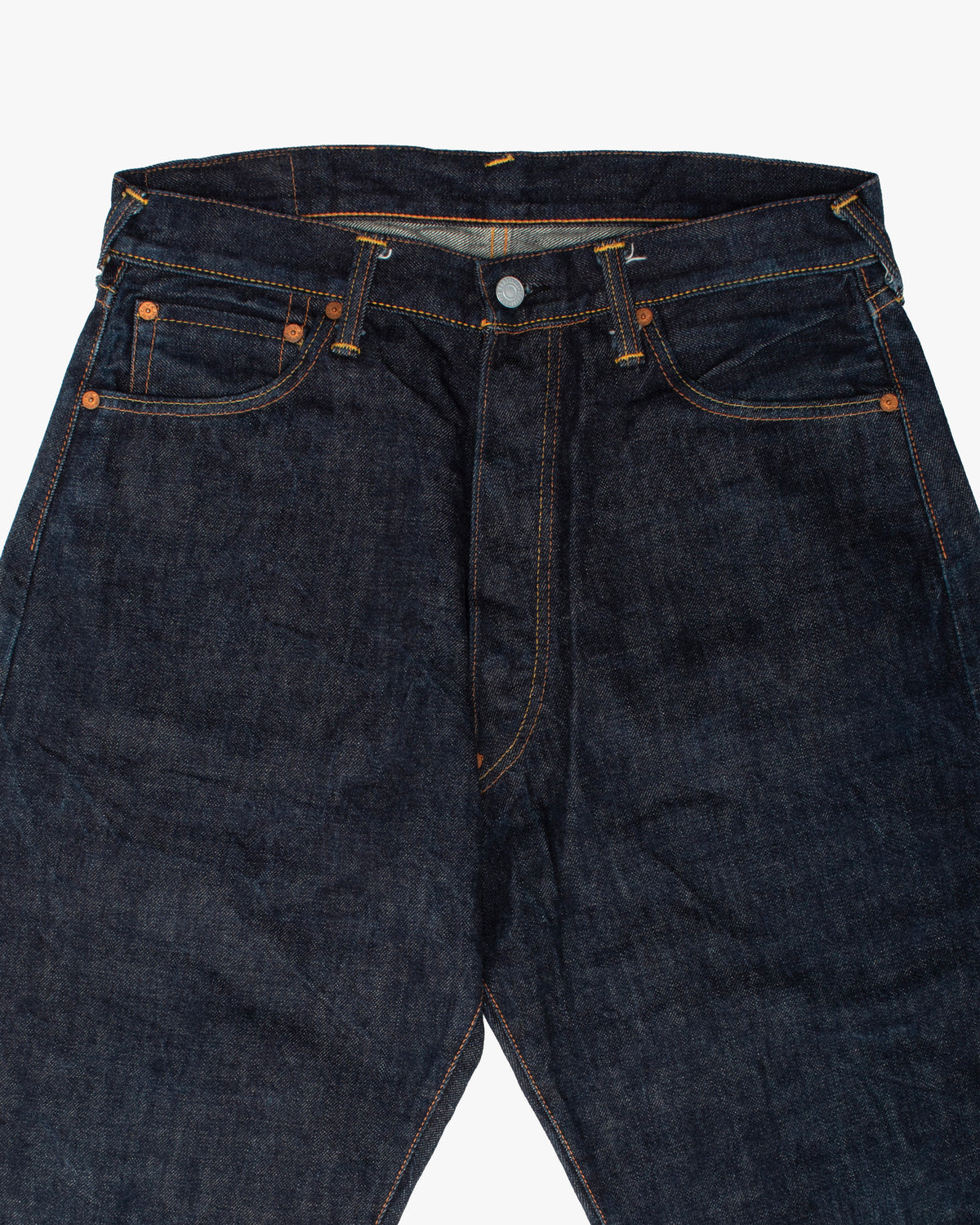 Japanese Repro Denim Jeans, 33, Evisu, Patterned Cream Logo