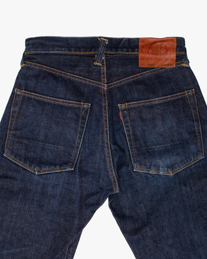 Japanese Repro Denim Jeans, 30, Evisu, Dark Wash