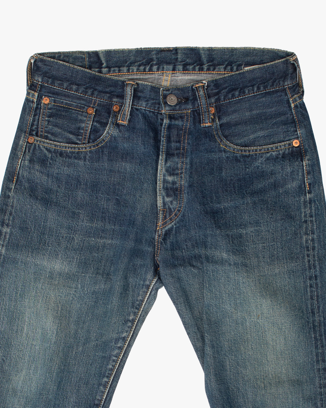 Japanese Repro Denim Jeans, 30, Sugar Cane, Faded Knees