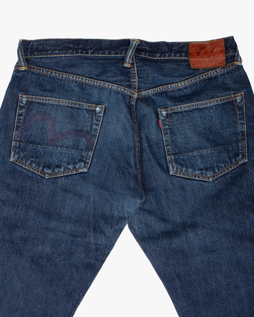 Japanese Repro Denim Jeans, 38, Evisu, Tonal Print