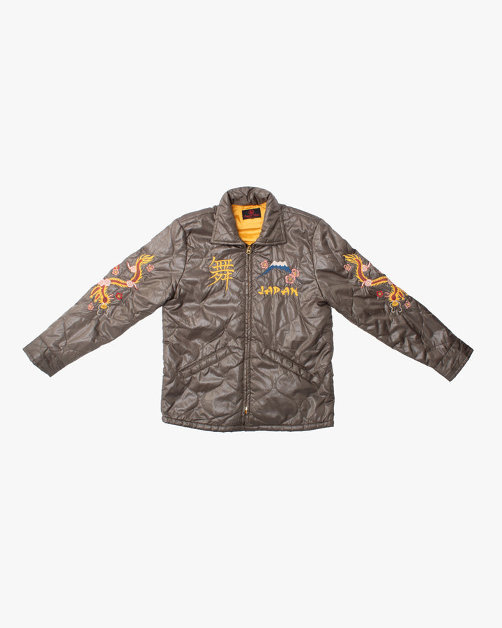 Japanese Repro Jacket, M, Cropped Heads, Nylon Como Jacket
