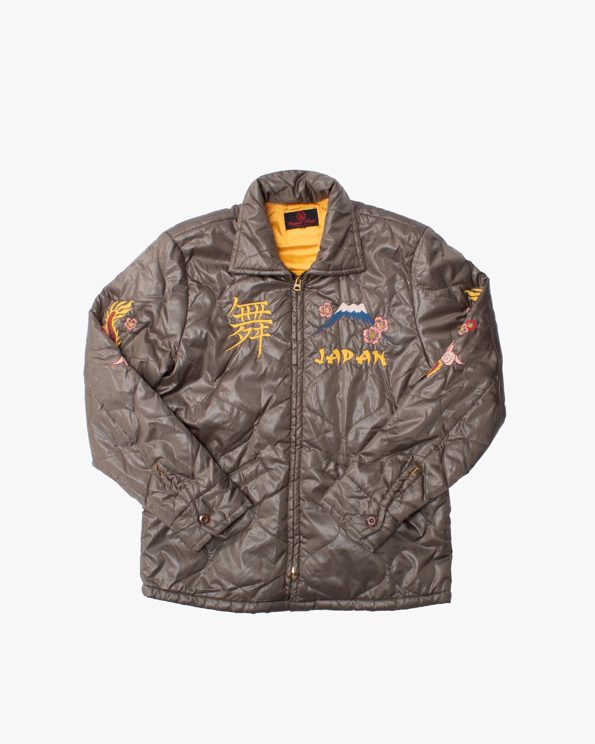 Japanese Repro Jacket, M, Cropped Heads, Nylon Como Jacket