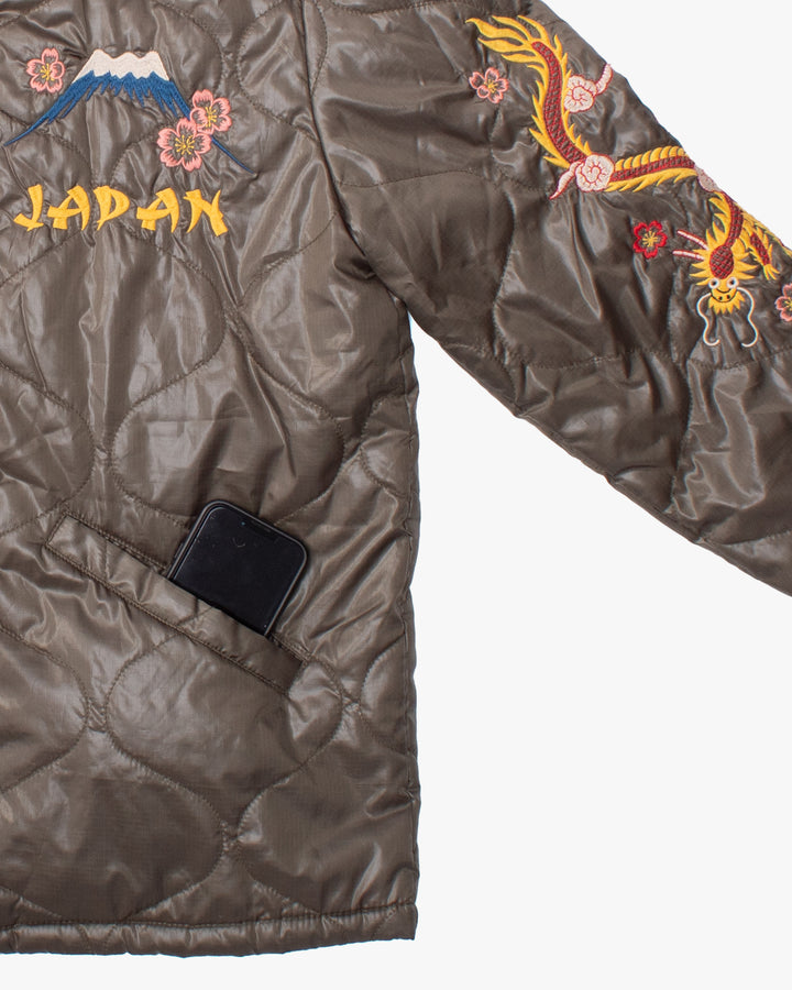 Japanese Repro Jacket, M, Cropped Heads, Nylon Como Jacket