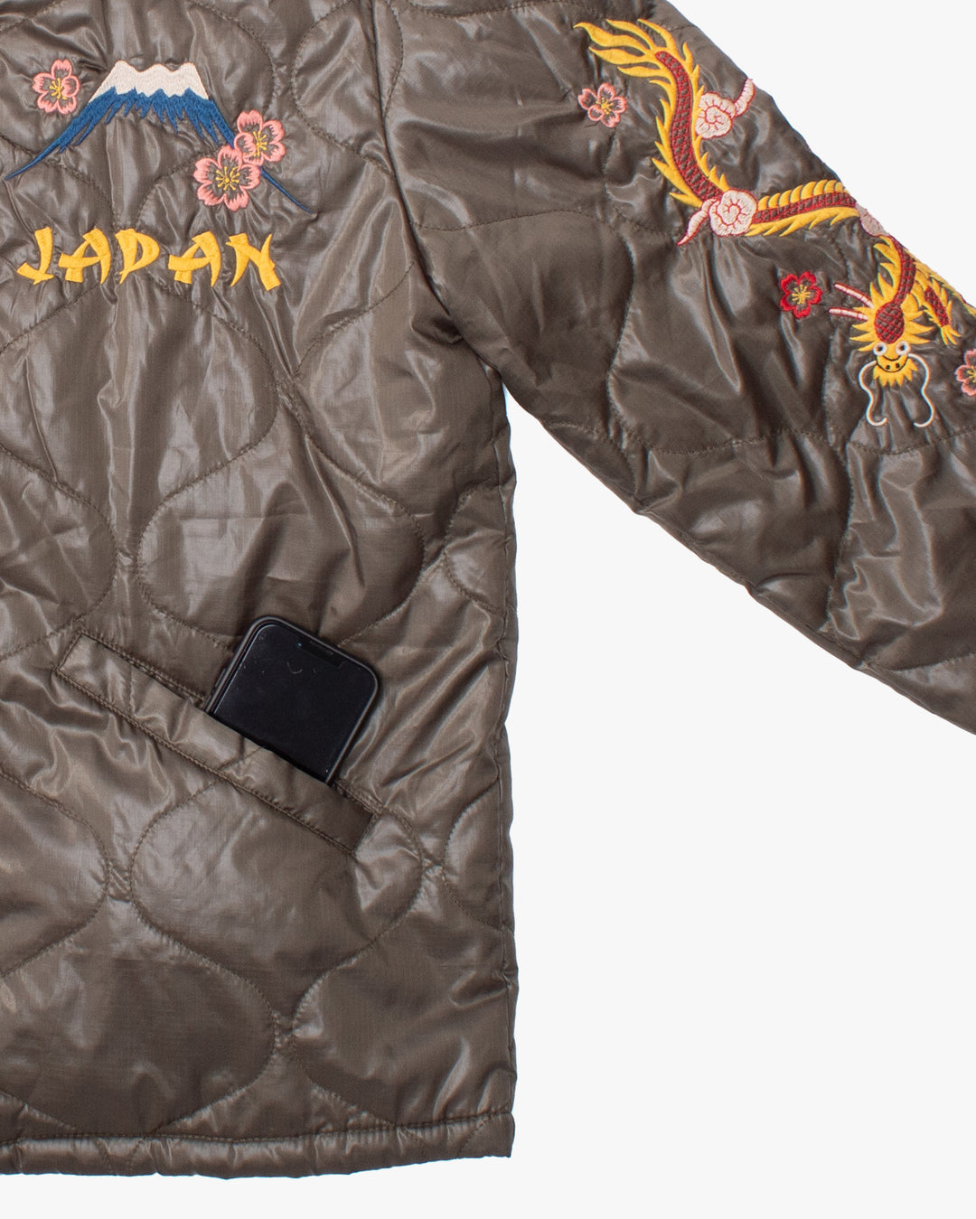 Japanese Repro Jacket, M, Cropped Heads, Nylon Como Jacket