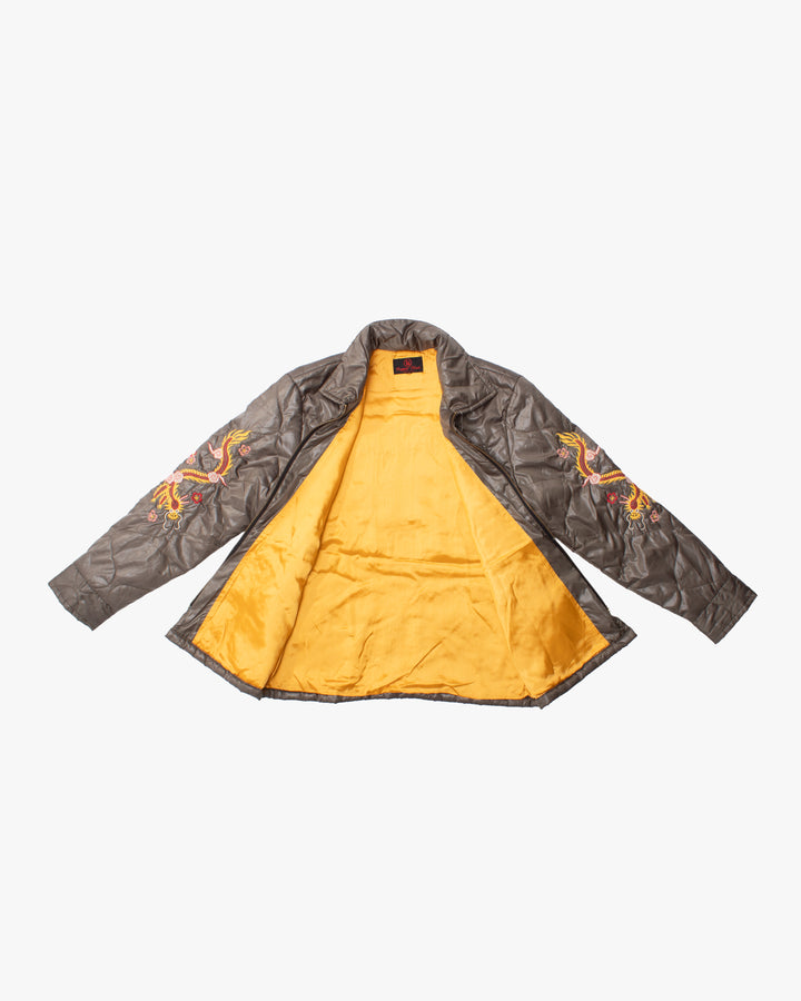 Japanese Repro Jacket, M, Cropped Heads, Nylon Como Jacket