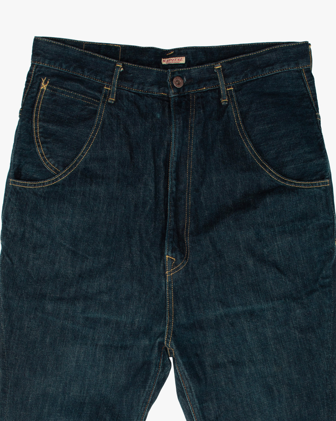 Japanese Repro Denim Jeans, L, Kapital, Rear Cinch