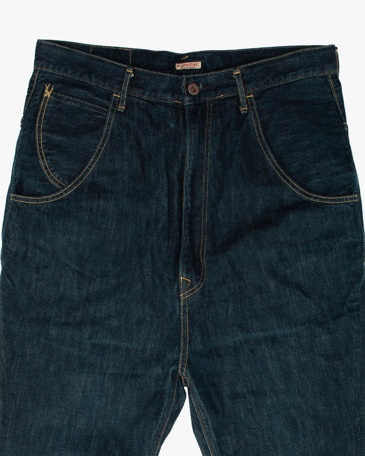 Japanese Repro Denim Jeans, L, Kapital, Rear Cinch