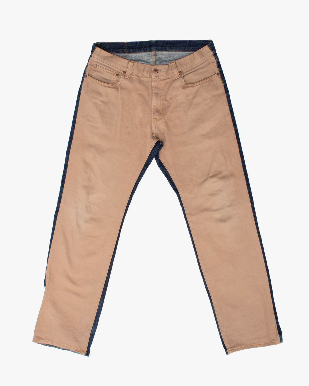 Japanese Repro Denim Jeans, 36, Kojima, Khaki Front