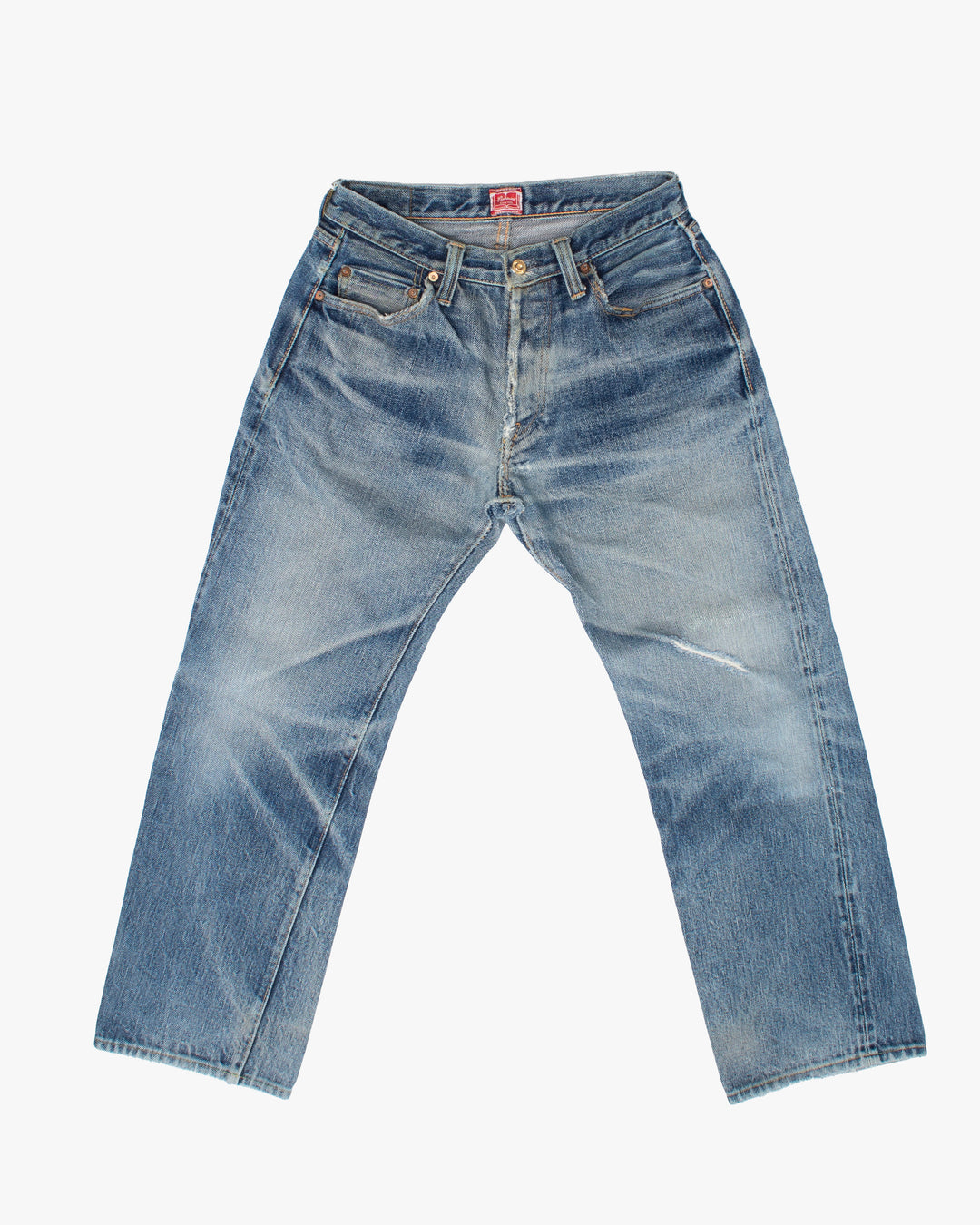 Japanese Repro Denim Jeans, 31, Samurai, Diagonal Tear