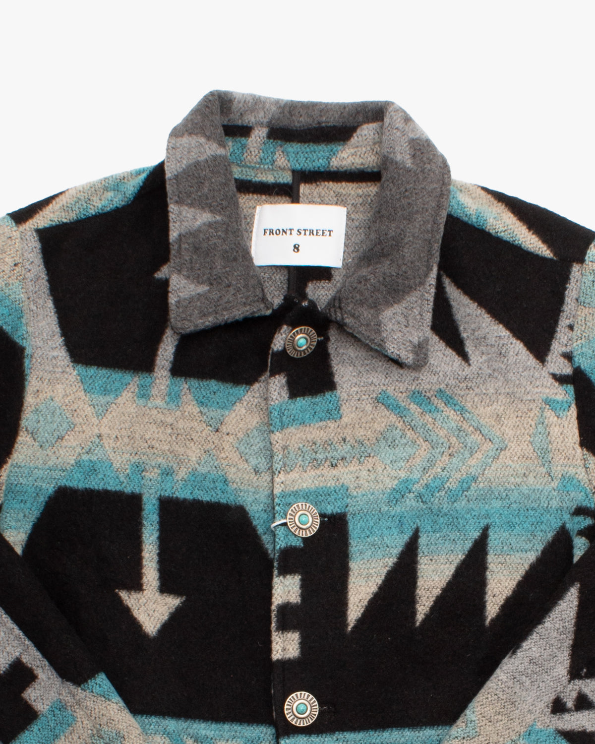 Japanese Repro Jacket, L, Front Street, Black Multicolor