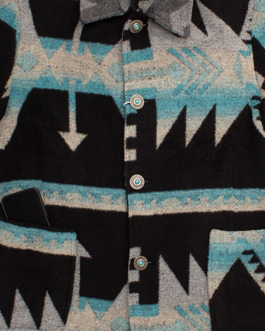 Japanese Repro Jacket, L, Front Street, Black Multicolor