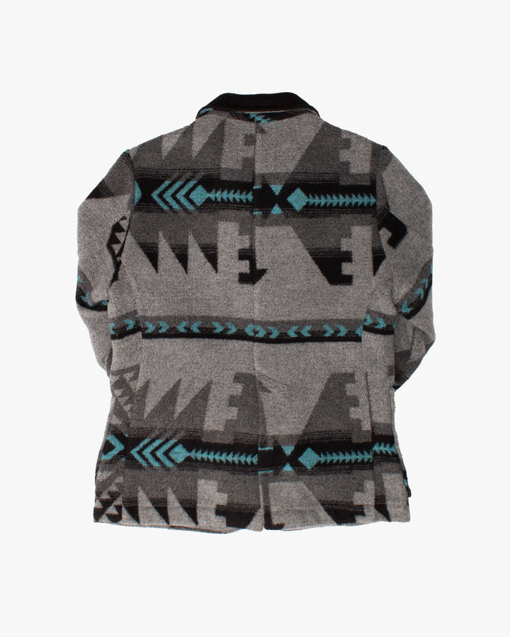 Japanese Repro Jacket, M, Front Street, Gray Multicolor