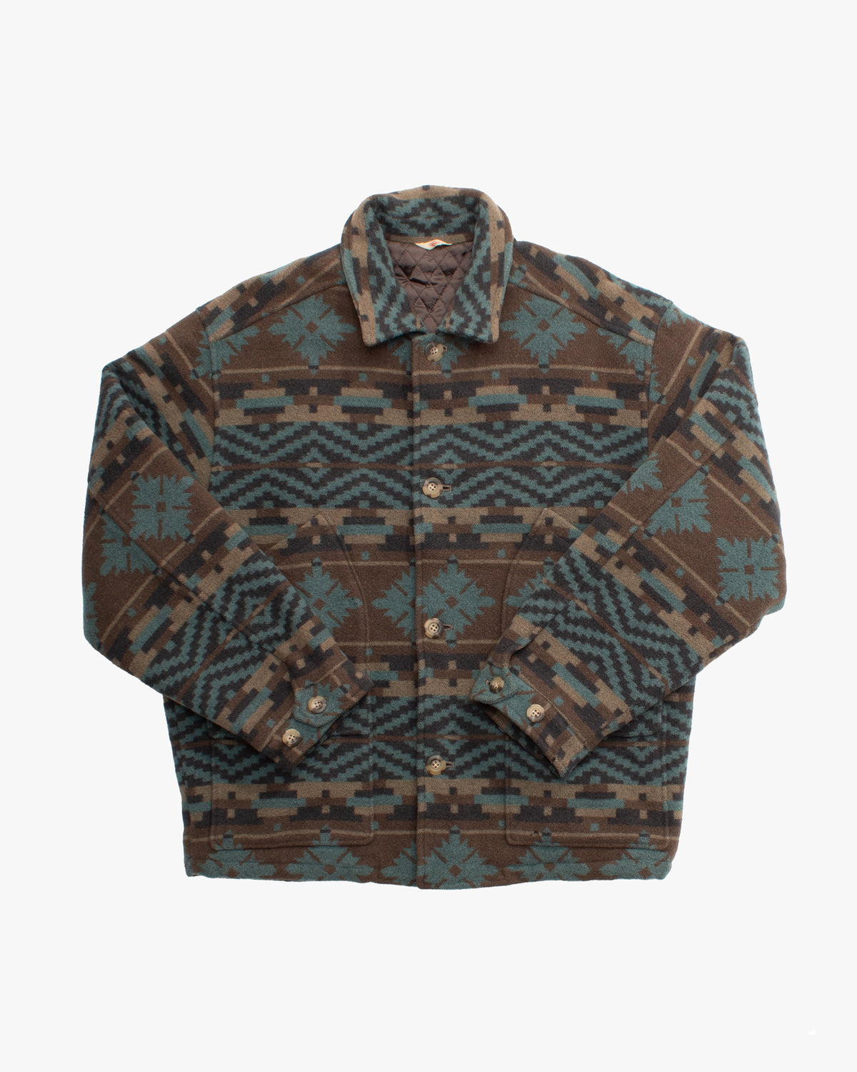 Japanese Repro Jacket, M, Ball Native, Brown Multicolor