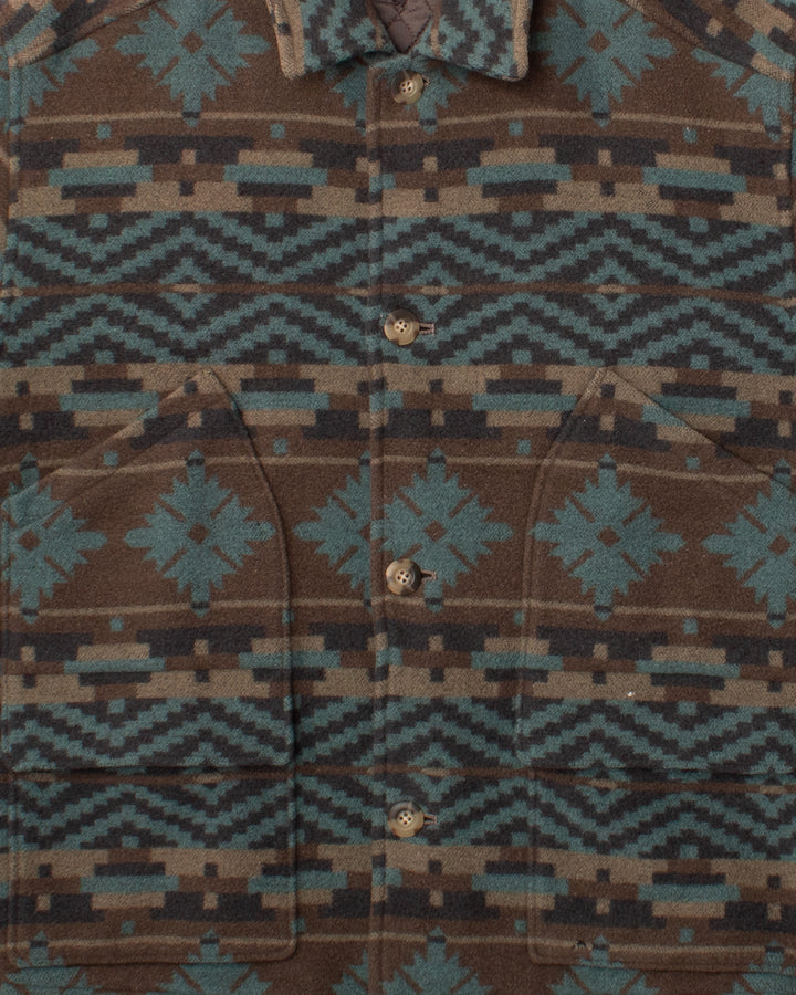 Japanese Repro Jacket, M, Ball Native, Brown Multicolor