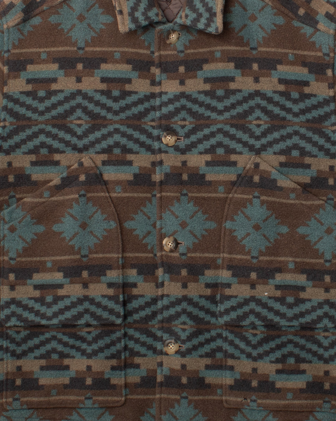 Japanese Repro Jacket, M, Ball Native, Brown Multicolor