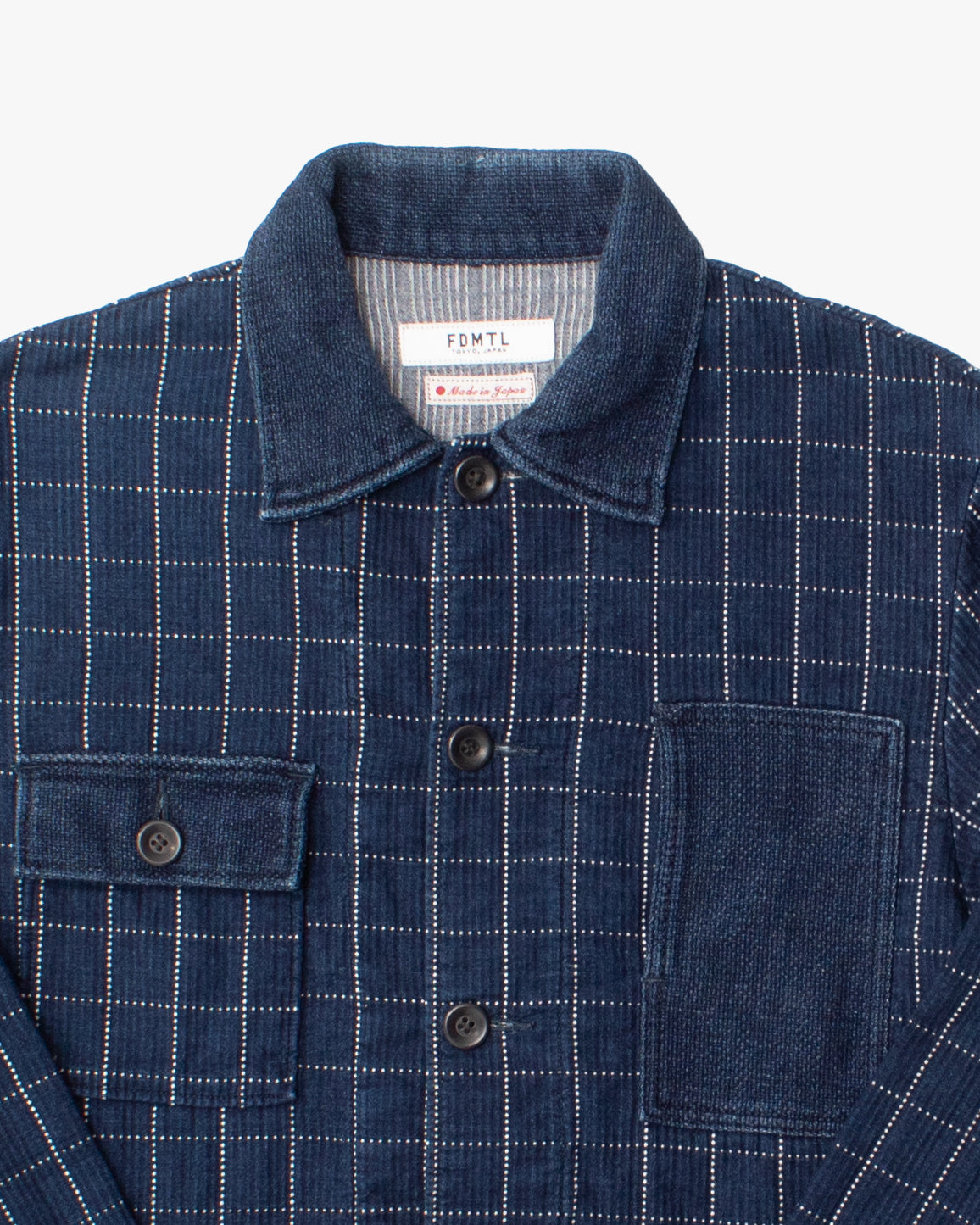 Japanese Repro Jacket, L, FDMTL, Blue Sashiko