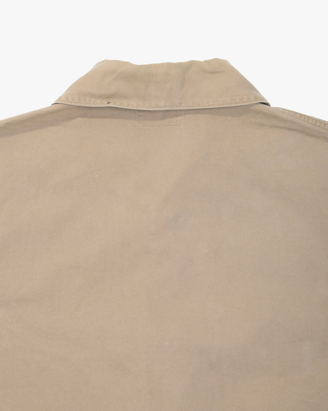 Japanese Repro Chore Coat, L, Blue Blue, Solid Khaki