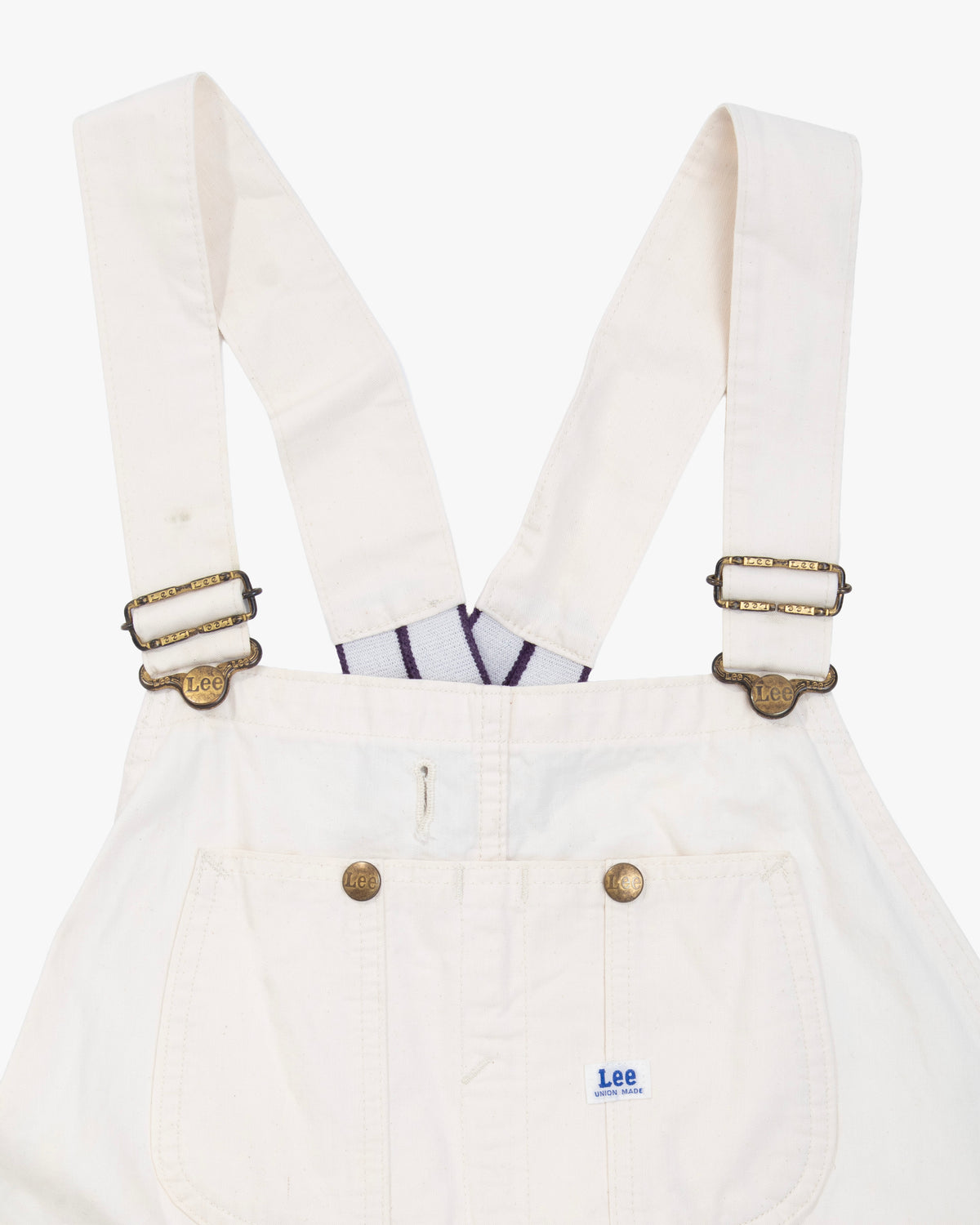Japanese Repro Overalls, L, Lee, White