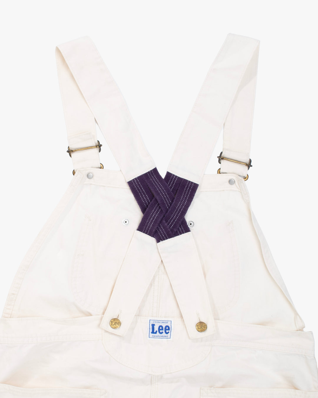Japanese Repro Overalls, L, Lee, White