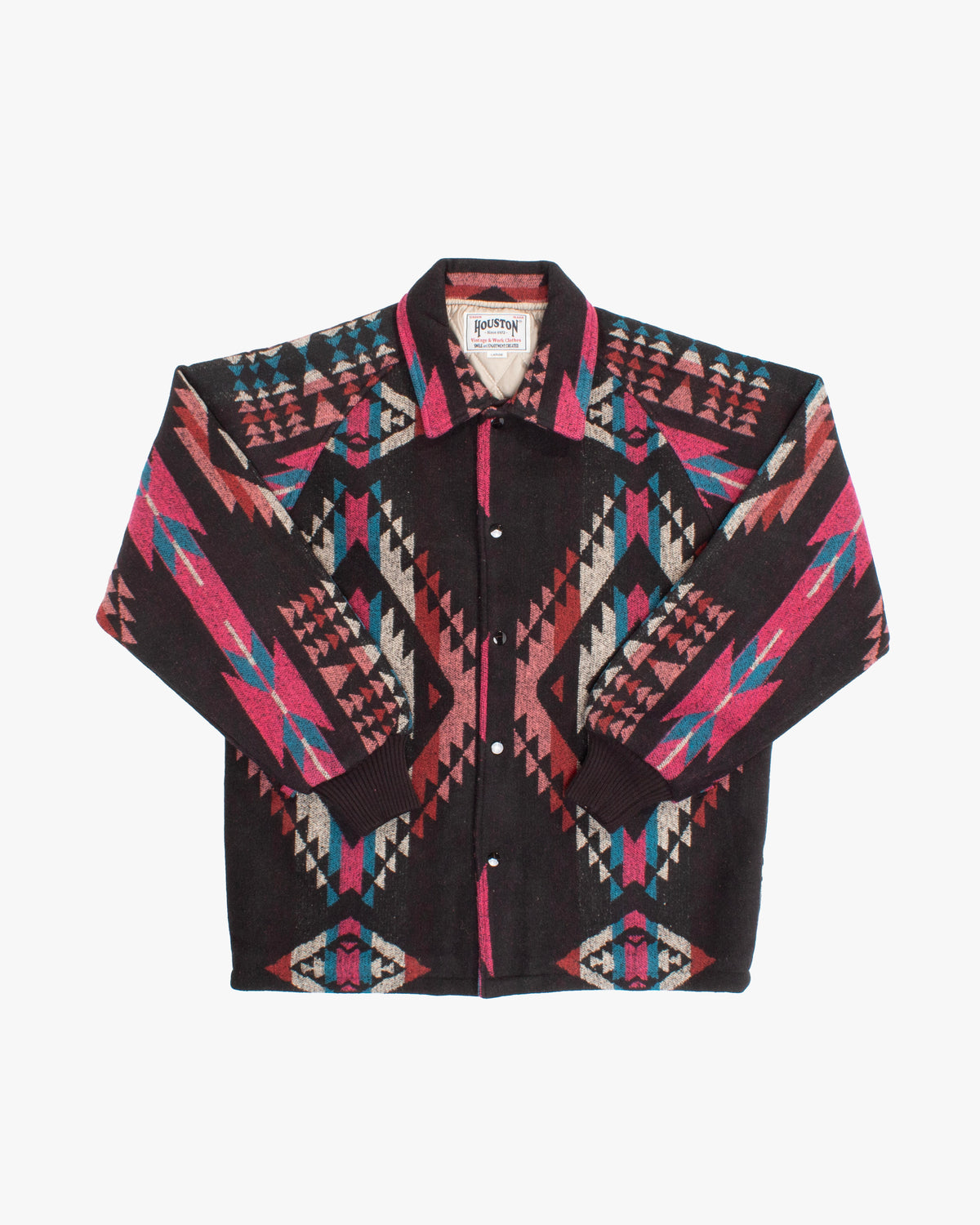 Japanese Repro Jacket, L, Houston, Black Multicolor