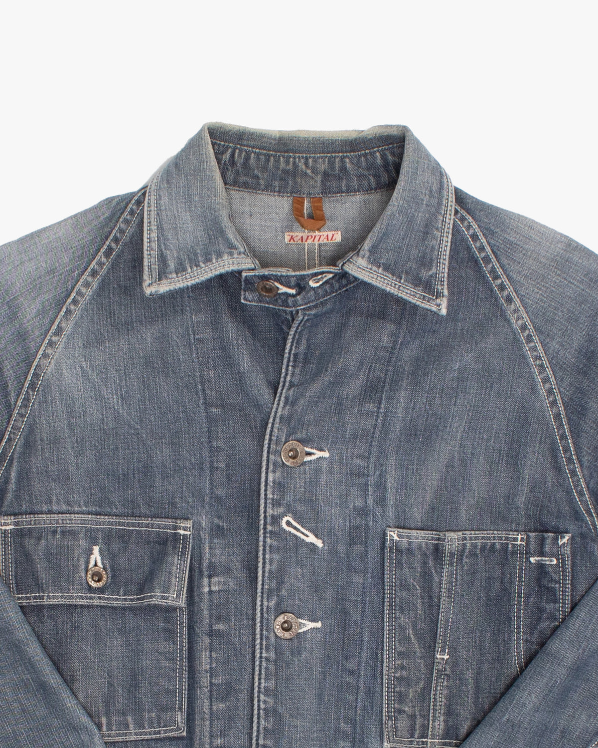 Japanese Repro Jacket, S, Kapital, Light Wash Denim
