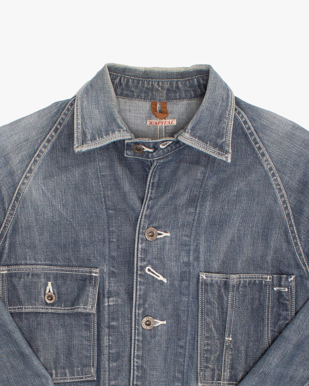 Japanese Repro Jacket, S, Kapital, Light Wash Denim