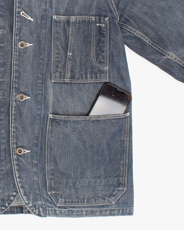 Japanese Repro Jacket, S, Kapital, Light Wash Denim
