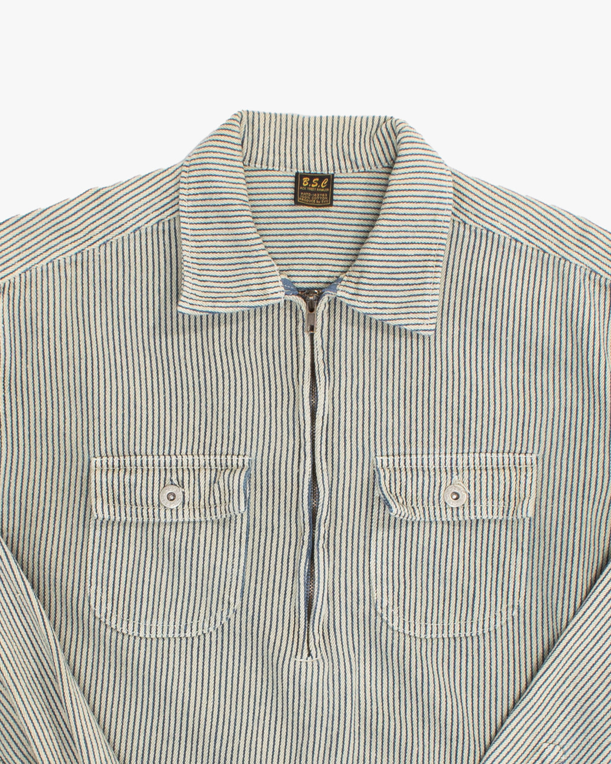 Japanese Repro Jacket, L, Back Street Crawler, Blue and White Stripe