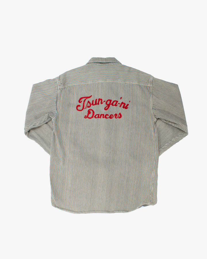 Japanese Repro Jacket, L, Back Street Crawler, Blue and White Stripe