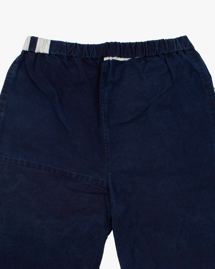 Modern Monpe Pants, Aizawa, Indigo with Kakuji