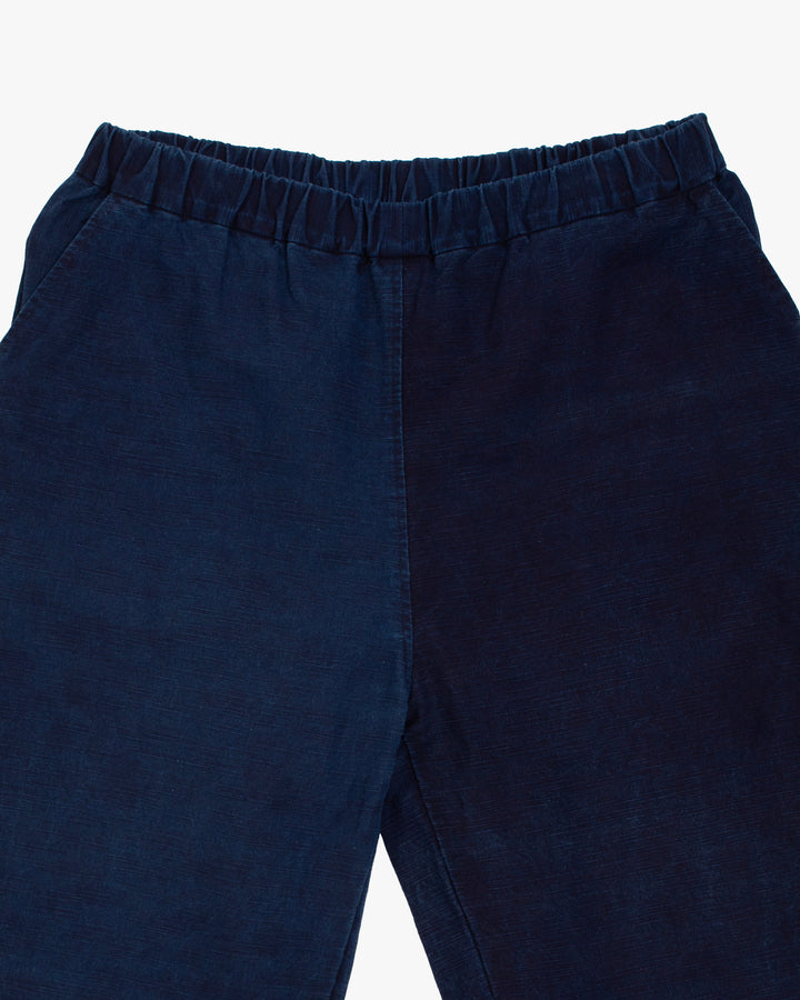 Modern Monpe Pants, Aizawa, Indigo with Hishi