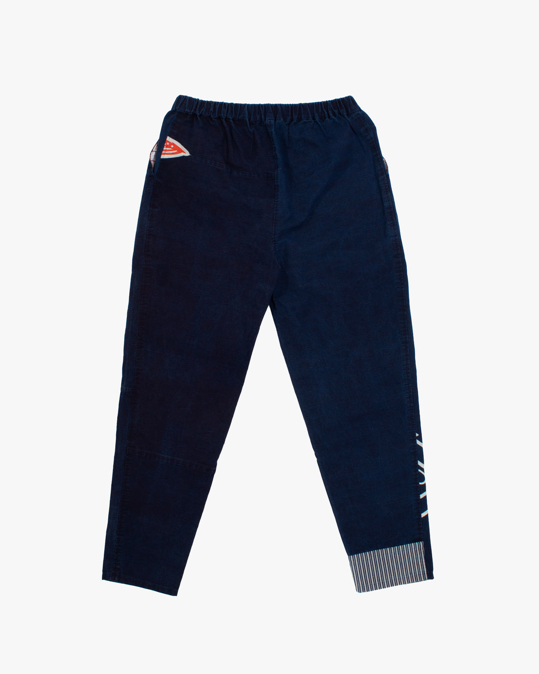 Modern Monpe Pants, Aizawa, Indigo with Hishi
