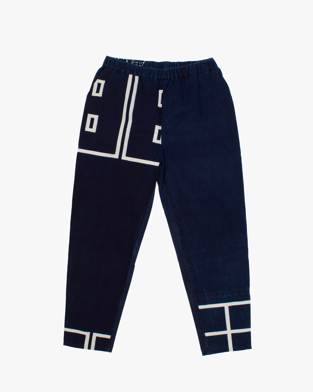Modern Monpe Pants, Aizawa, Indigo with Kakuji