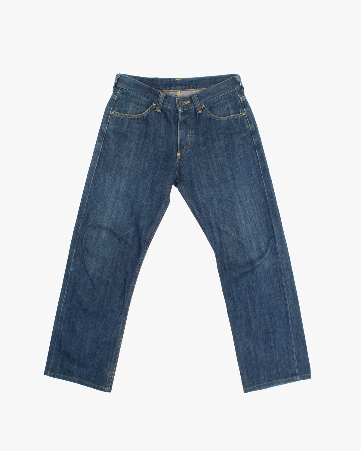 Japanese Repro Pants, 28, Lee, Medium Wash Blue