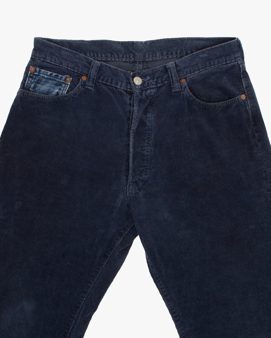 Japanese Repro Denim Jeans, 32, Eternal, Navy Corduroy