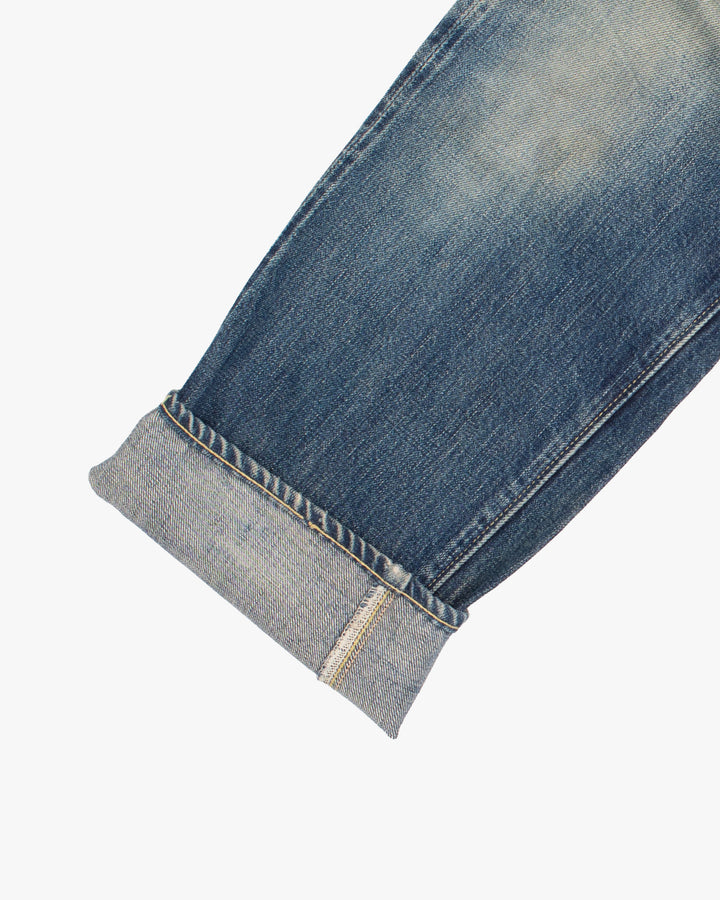 Japanese Repro Denim Jeans, 32, Fullcount Co., Medium Wash Blue