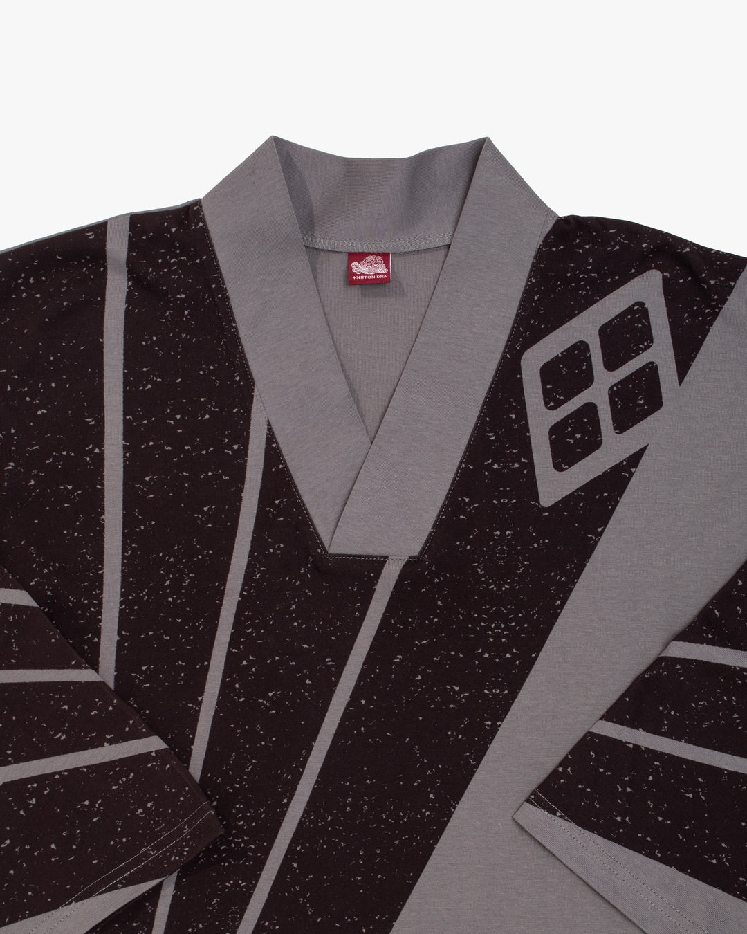 Wa-Modern, V-Neck Tunic, Gray