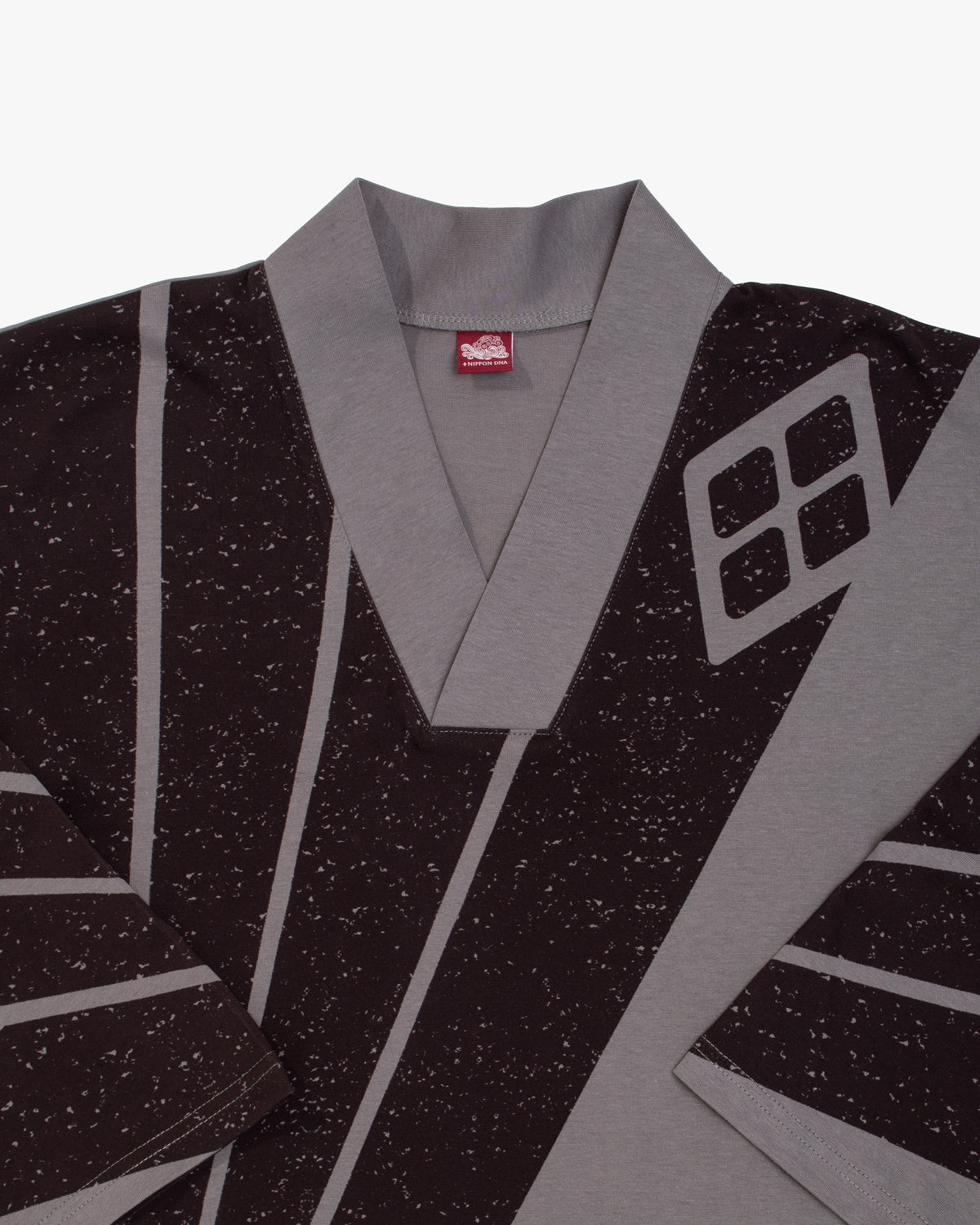 Wa-Modern, V-Neck Tunic, Gray